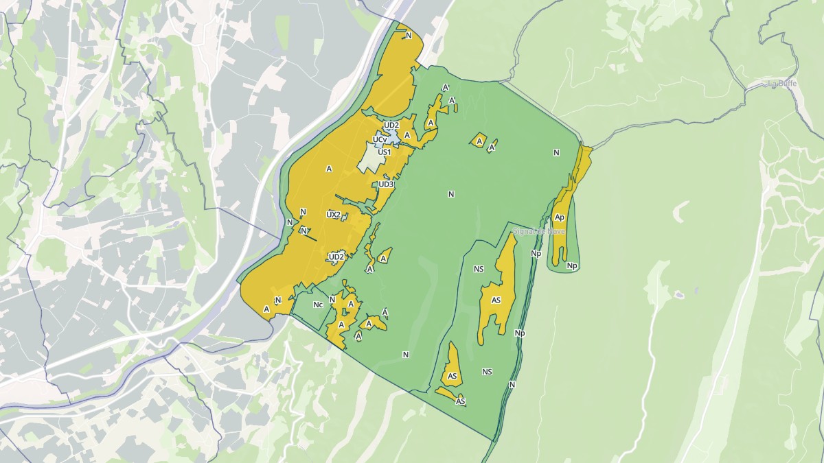 Aperçu cartographique de La Rivière, centré sur la commune