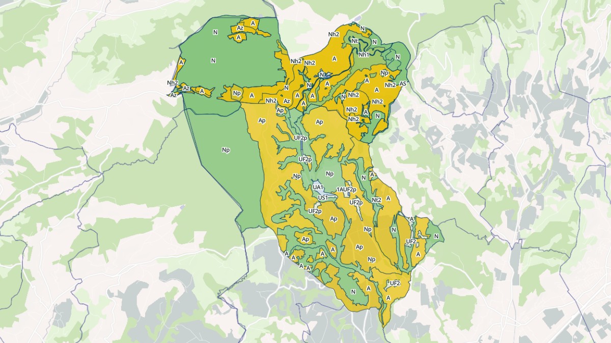 Aperçu cartographique de Saint Antoine l'Abbaye, centré sur la commune