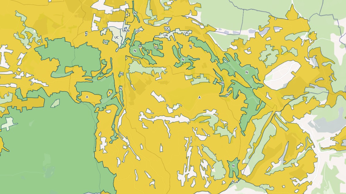 Aperçu cartographique de Saint-Geoirs, centré sur la commune