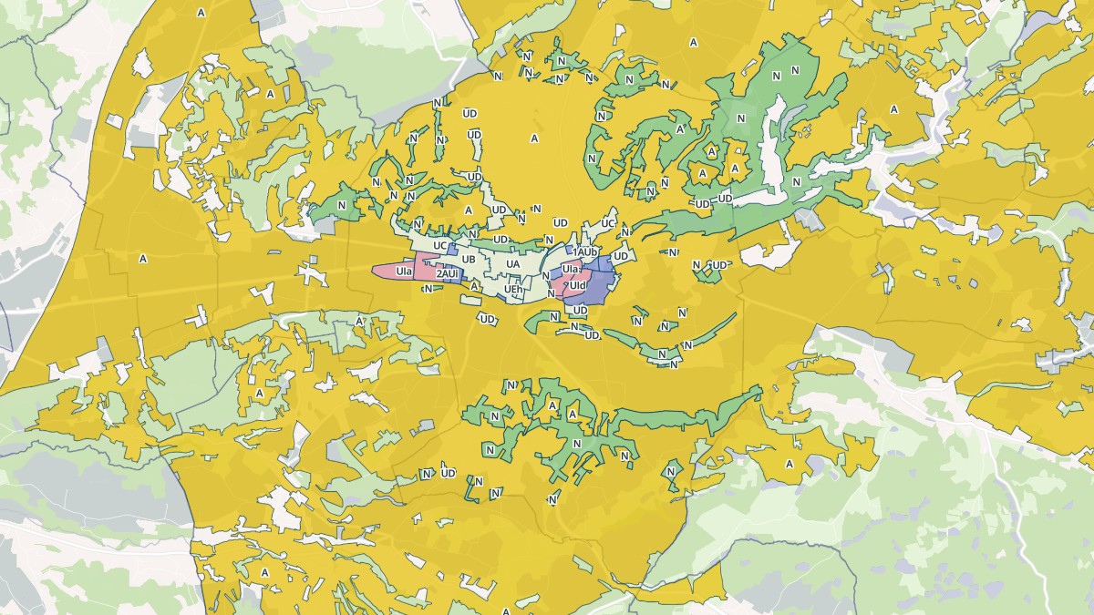 Aperçu cartographique de Saint-Jean-de-Bournay, centré sur la commune