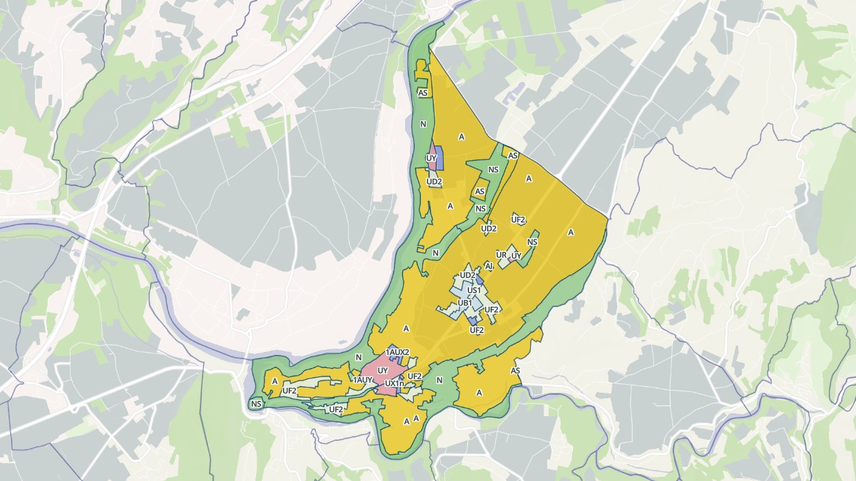Aperçu cartographique de Saint-Just-de-Claix, centré sur la commune