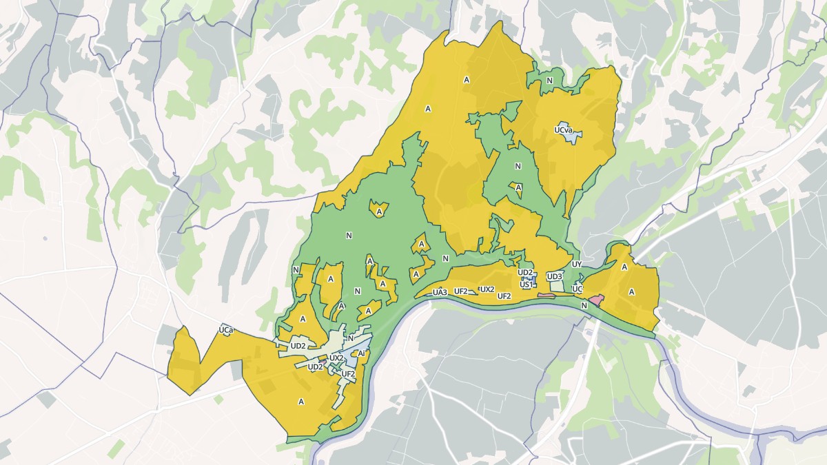 Aperçu cartographique de Saint-Lattier, centré sur la commune