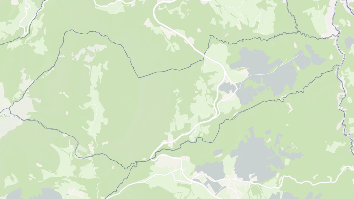 Aperçu cartographique de Saint-Martin-de-Clelles, centré sur la commune