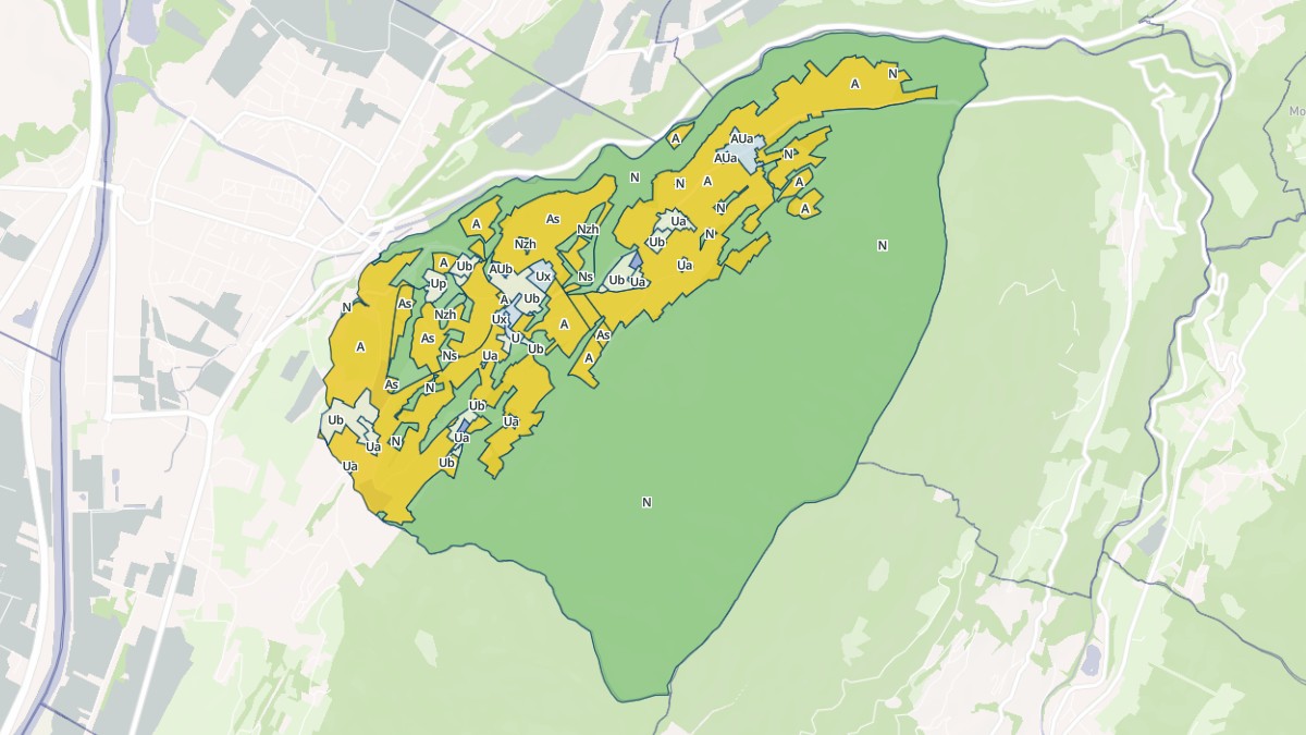 Aperçu cartographique de Saint-Maximin, centré sur la commune
