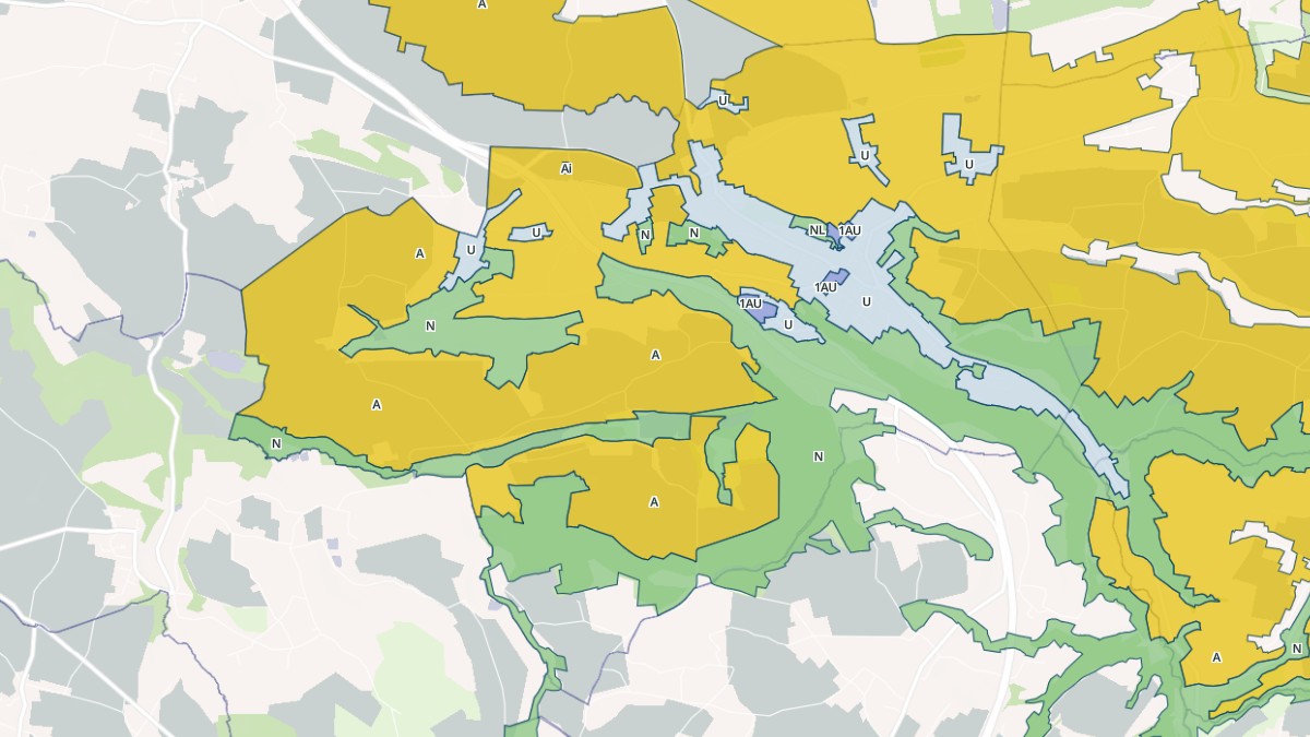 Aperçu cartographique de Saint-Victor-de-Cessieu, centré sur la commune