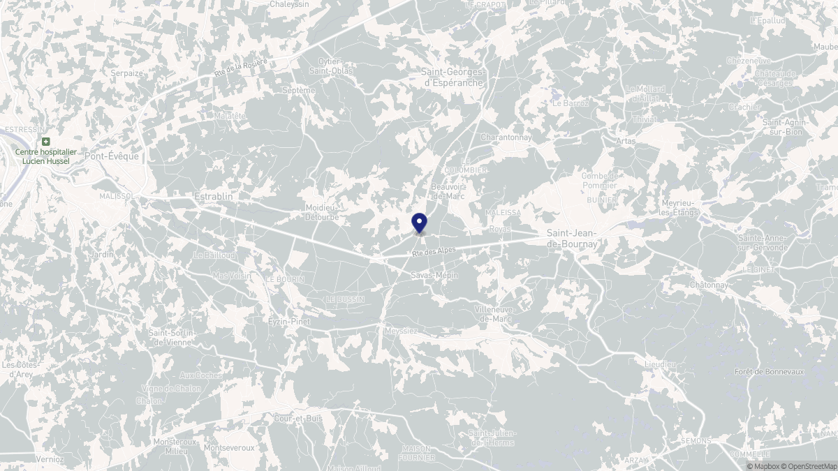 Aperçu cartographique de Savas-Mépin, centré sur la commune