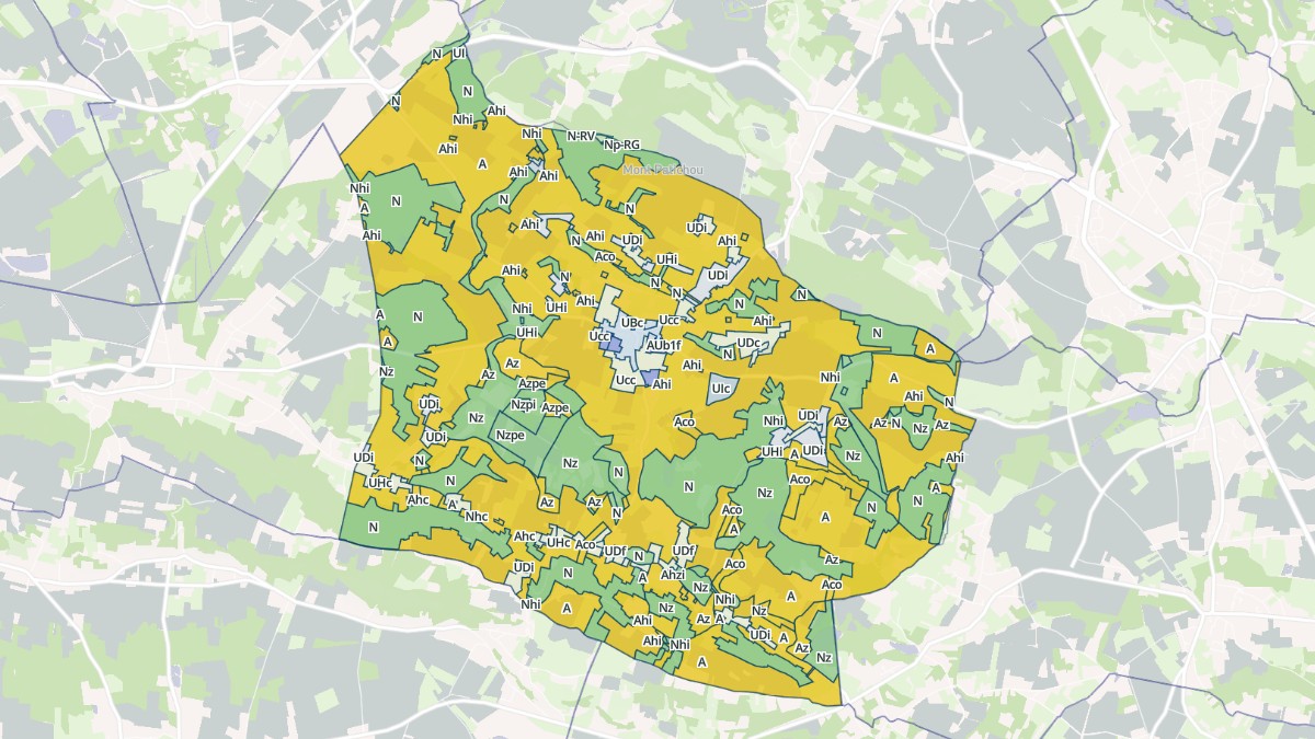 Aperçu cartographique de Sermérieu, centré sur la commune