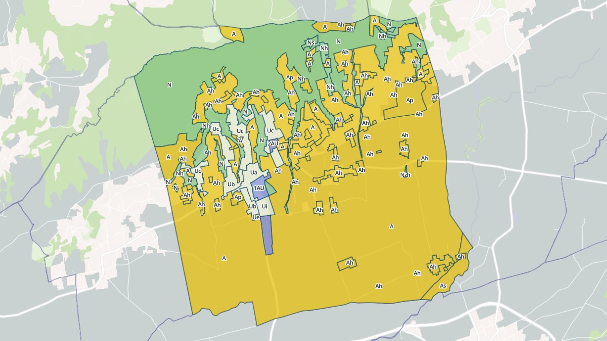Aperçu cartographique de Sonnay, centré sur la commune