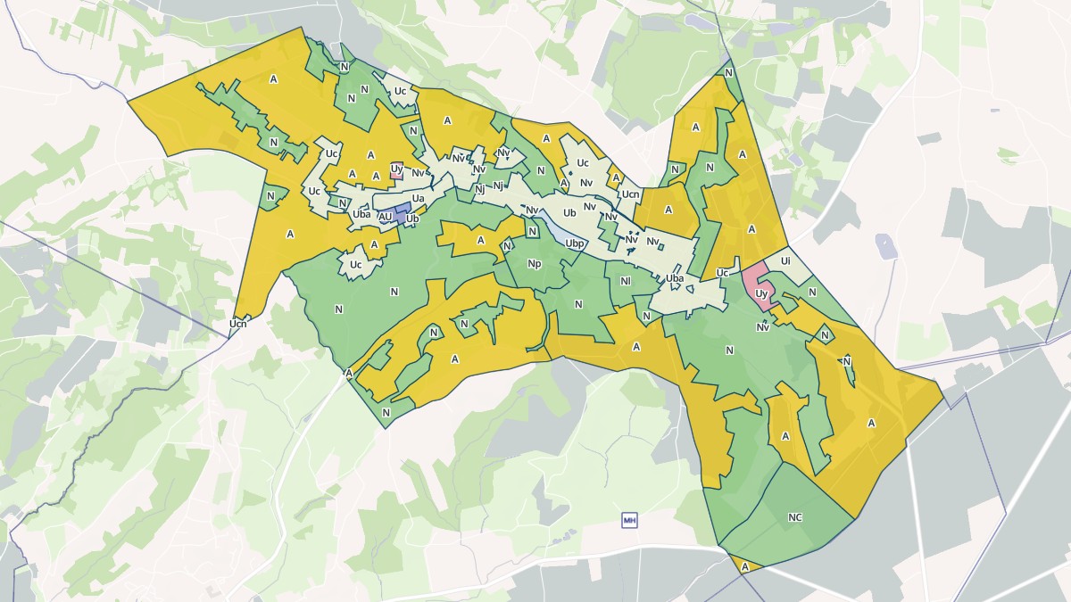 Aperçu cartographique de Valencin, centré sur la commune