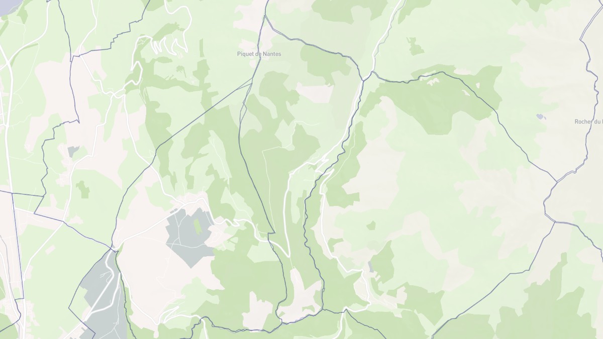 Aperçu cartographique de La Valette, centré sur la commune