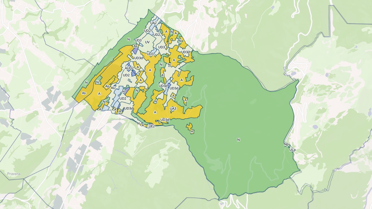Aperçu cartographique de Vaulnaveys-le-Haut, centré sur la commune