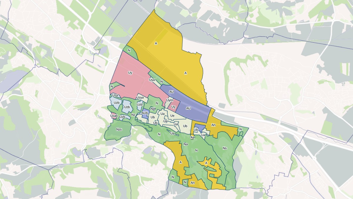 Aperçu cartographique de Vaulx-Milieu, centré sur la commune