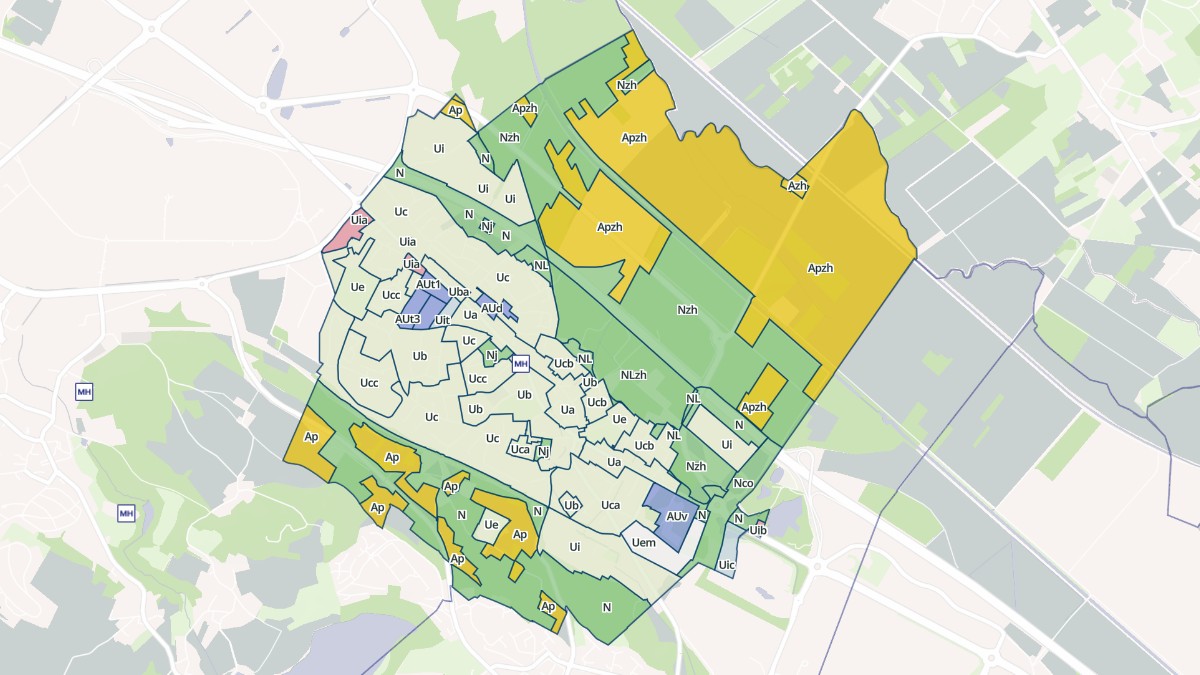 Aperçu cartographique de La Verpillière, centré sur la commune