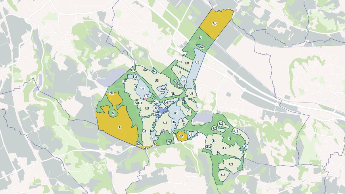 Aperçu cartographique de Villefontaine, centré sur la commune
