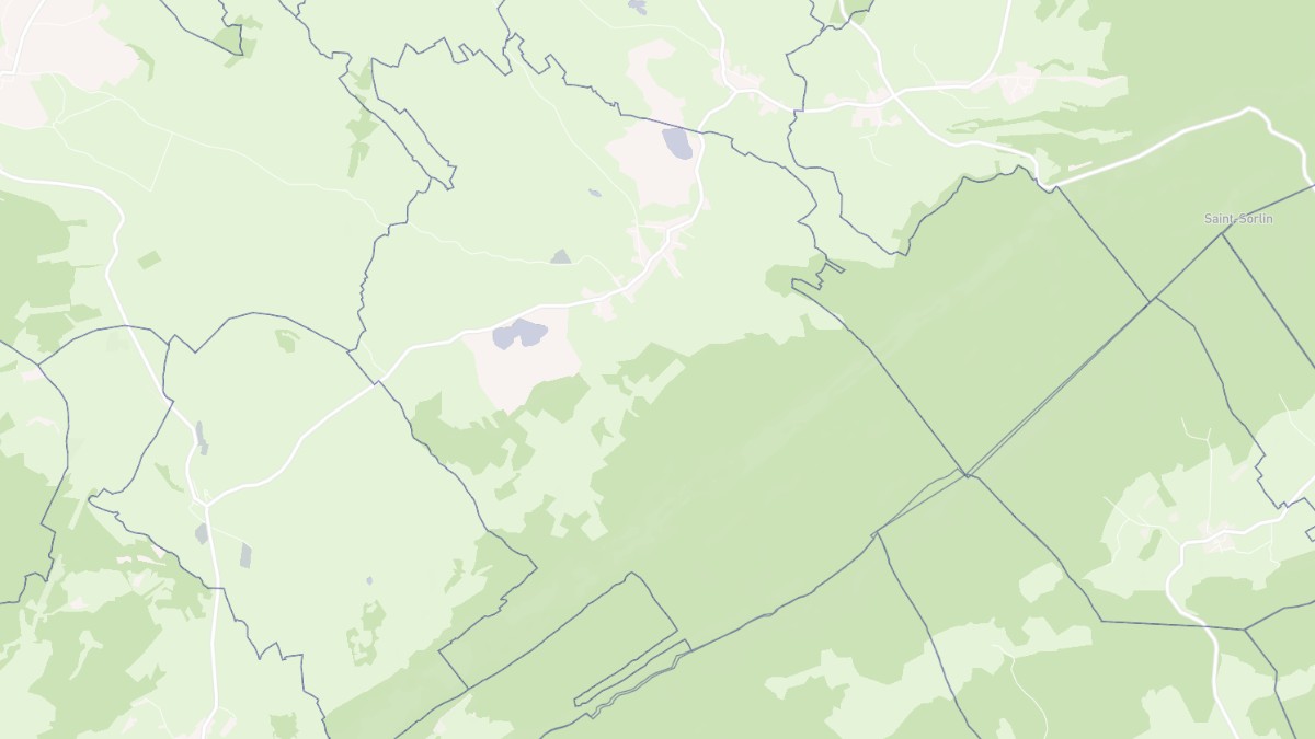 Aperçu cartographique de Arsure-Arsurette, centré sur la commune