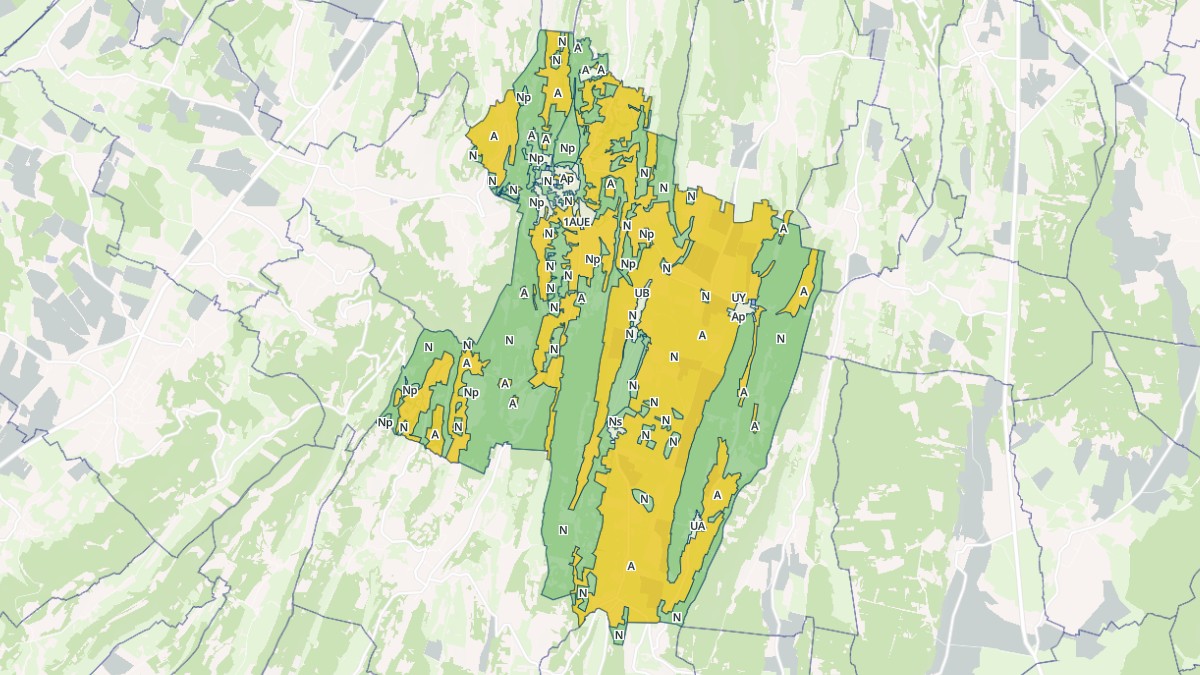 Aperçu cartographique de La Chailleuse, centré sur la commune