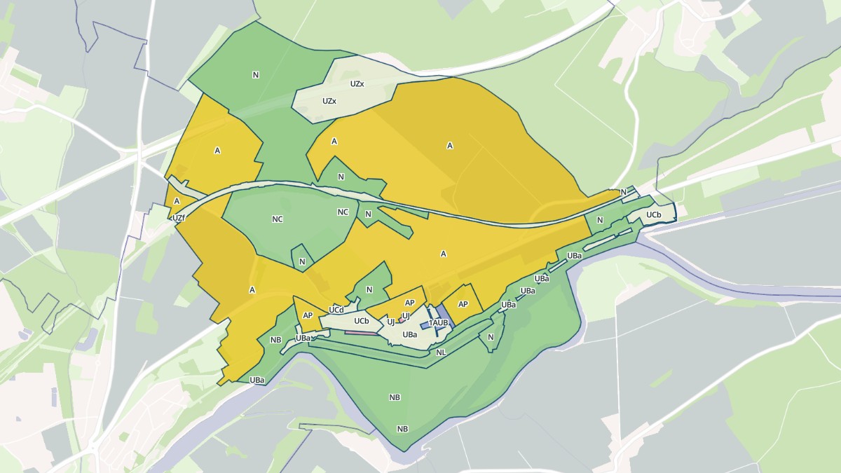 Aperçu cartographique de Audelange, centré sur la commune