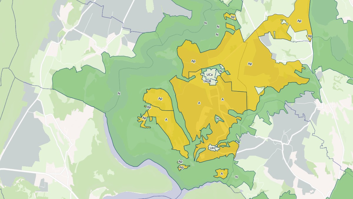 Aperçu cartographique de Barésia-sur-l'Ain, centré sur la commune