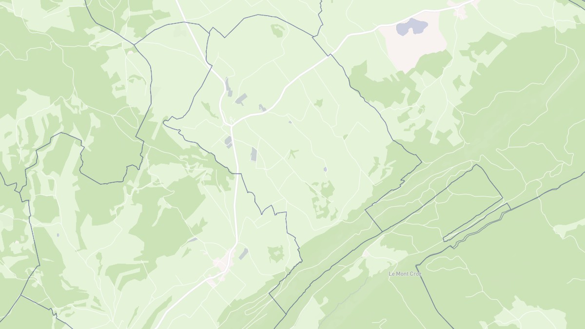 Aperçu cartographique de Bief-des-Maisons, centré sur la commune