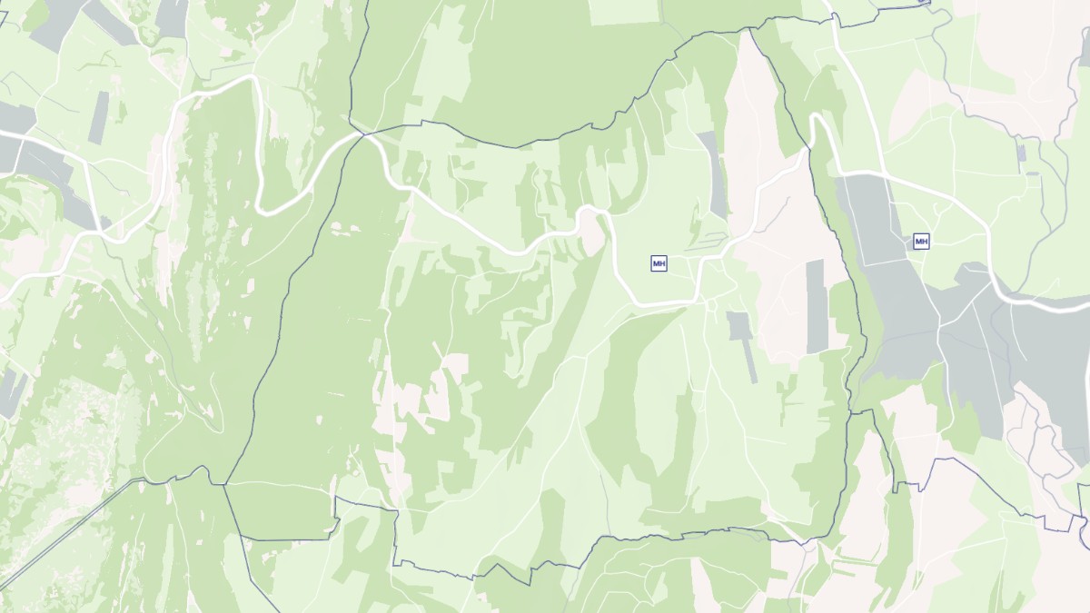 Aperçu cartographique de La Boissière, centré sur la commune