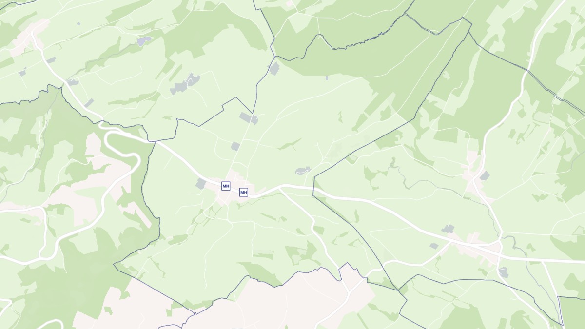 Aperçu cartographique de Cernans, centré sur la commune