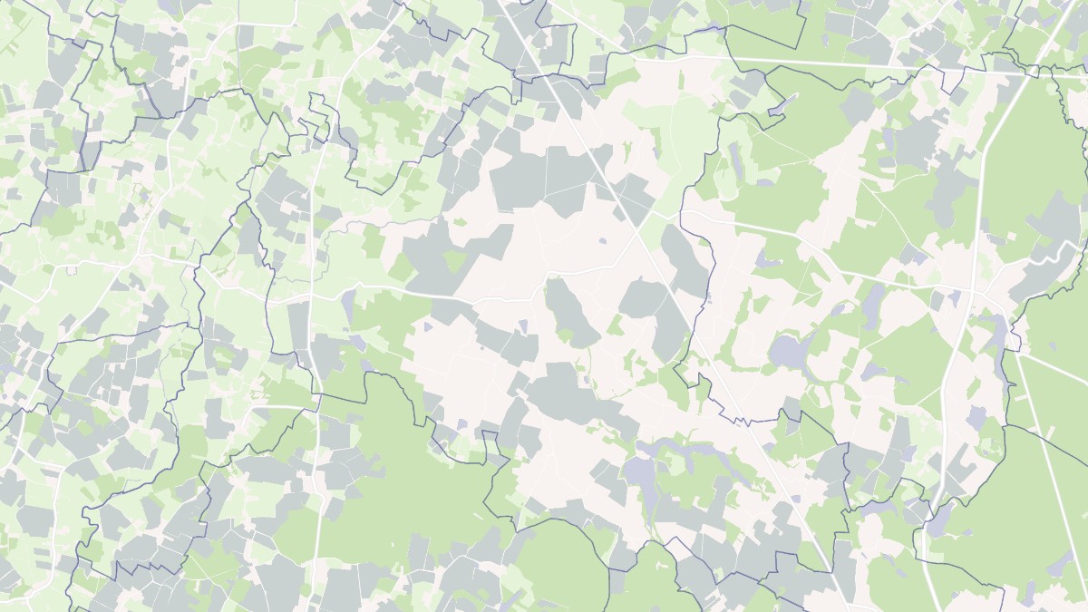 Aperçu cartographique de Chapelle-Voland, centré sur la commune