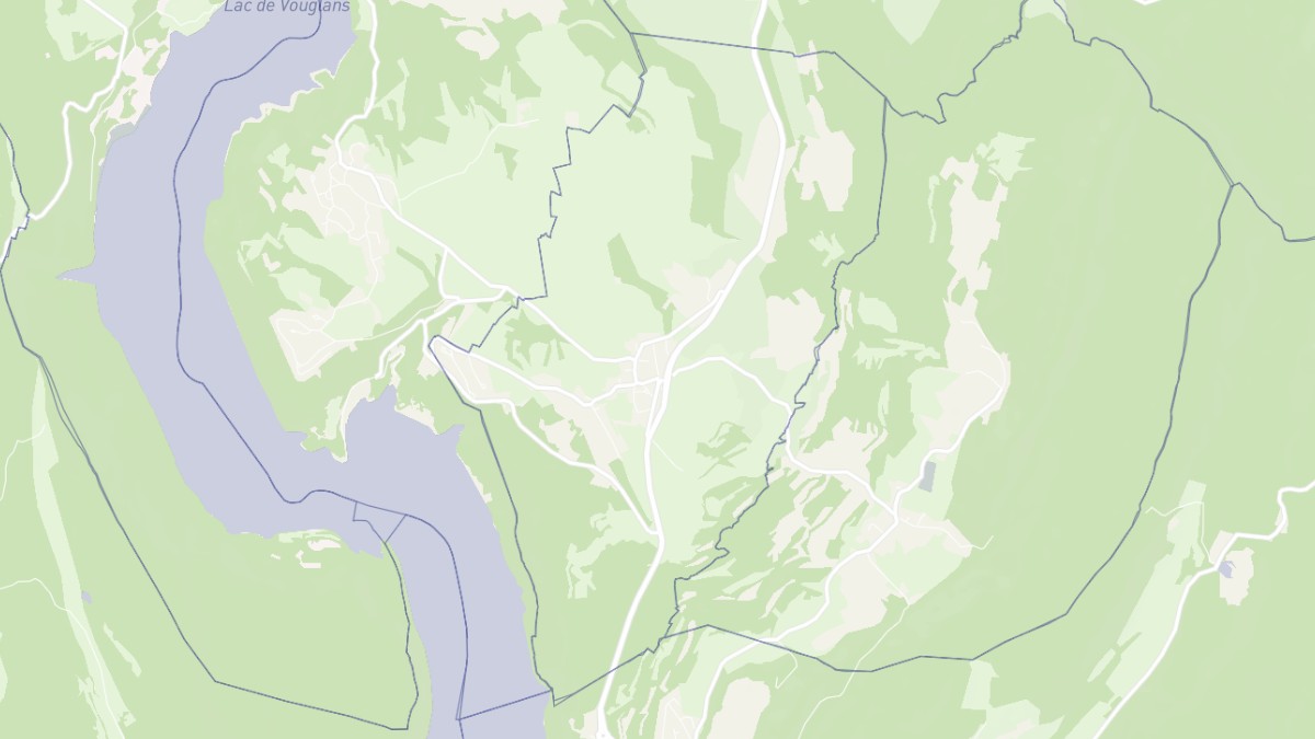 Aperçu cartographique de Charchilla, centré sur la commune