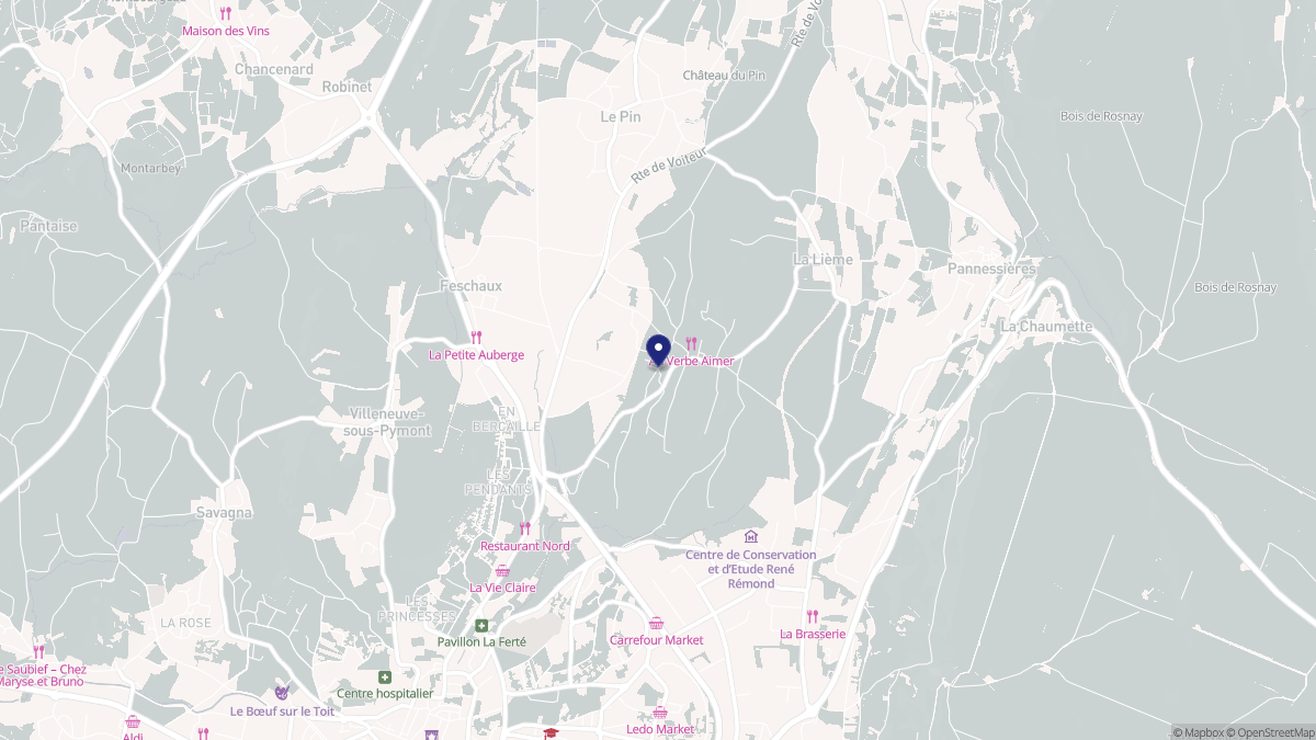 Aperçu cartographique de Chille, centré sur la commune