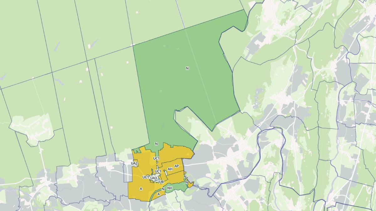 Aperçu cartographique de Chissey-sur-Loue, centré sur la commune