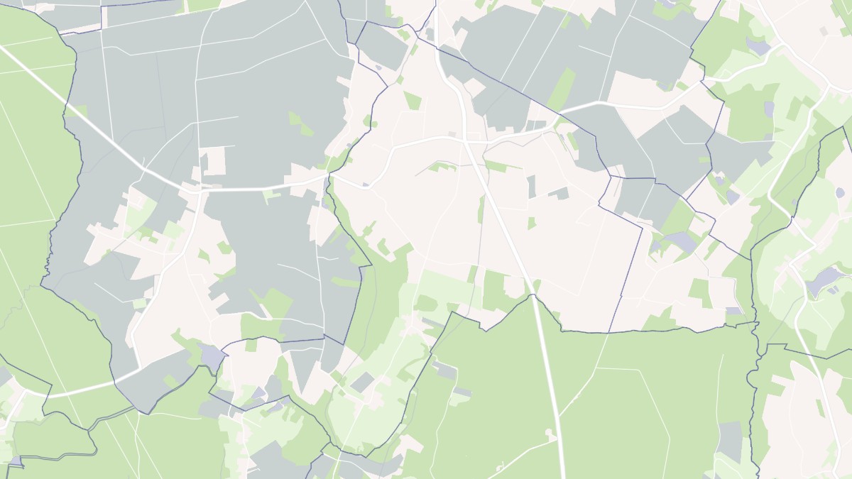 Aperçu cartographique de Les Essards-Taignevaux, centré sur la commune