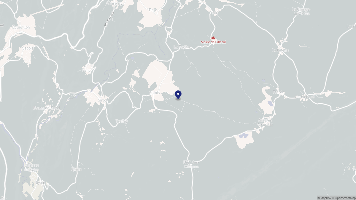 Aperçu cartographique de Gillois, centré sur la commune