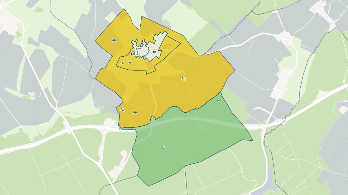 Aperçu cartographique de Louvatange, centré sur la commune