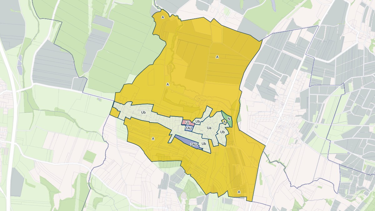 Aperçu cartographique de Le Louverot, centré sur la commune