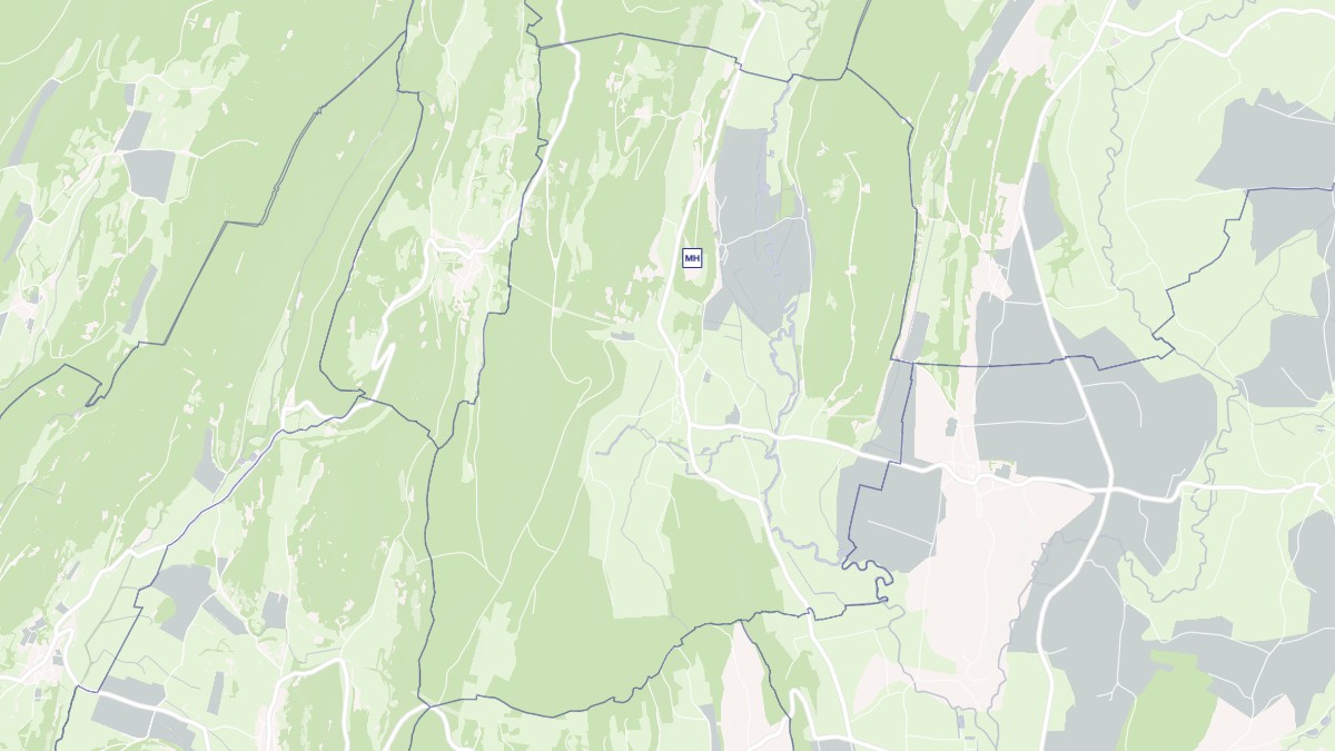 Aperçu cartographique de Marigna-sur-Valouse, centré sur la commune