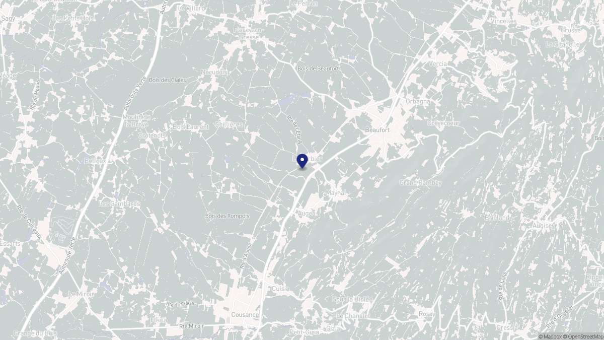 Aperçu cartographique de Maynal, centré sur la commune