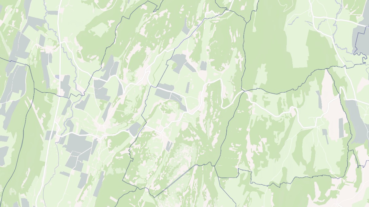 Aperçu cartographique de Montrevel, centré sur la commune