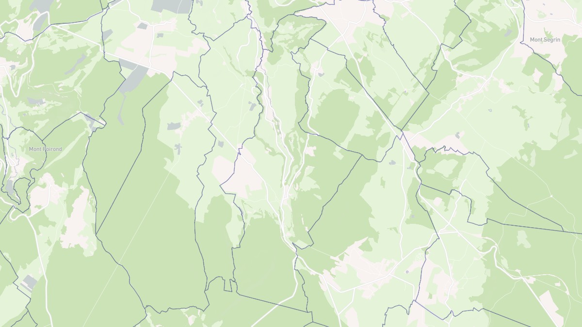 Aperçu cartographique de Pont-d'Héry, centré sur la commune