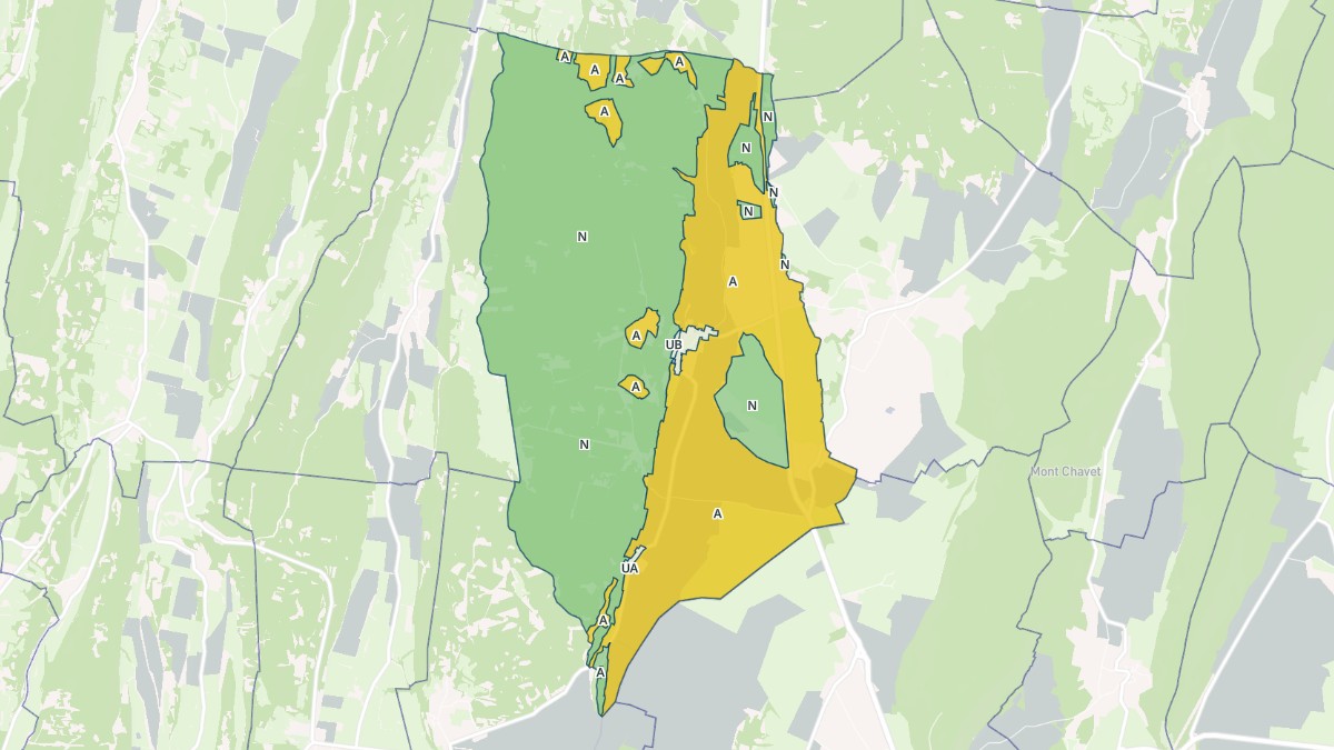 Aperçu cartographique de Présilly, centré sur la commune