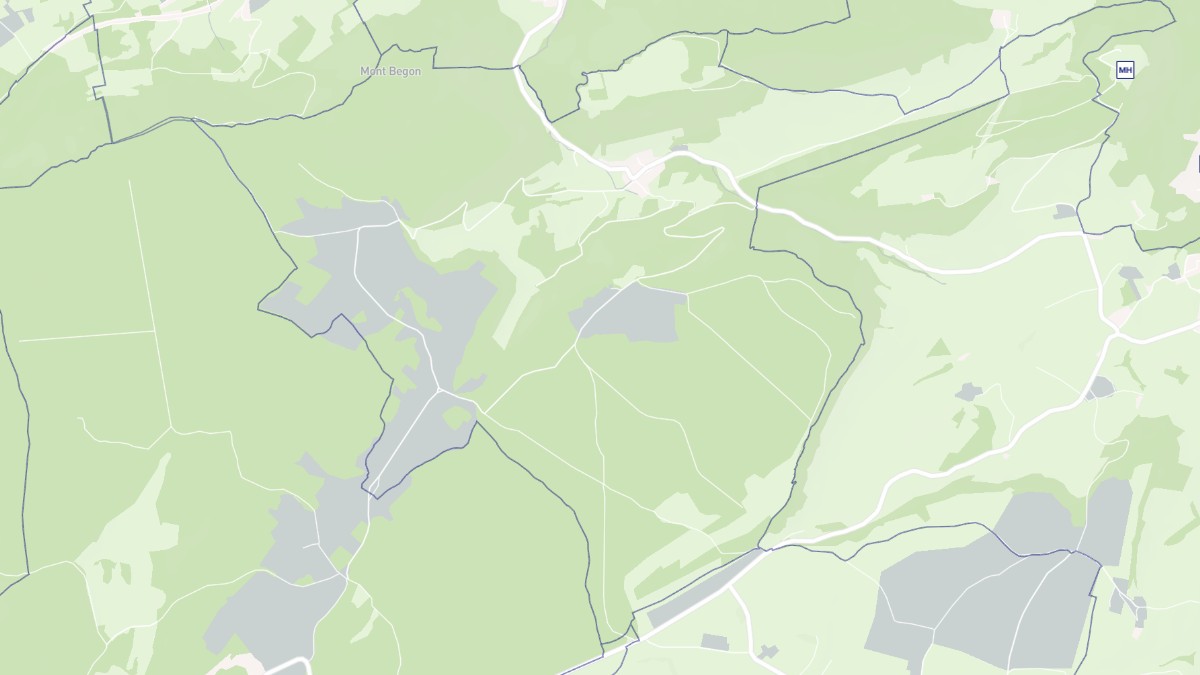 Aperçu cartographique de Pretin, centré sur la commune