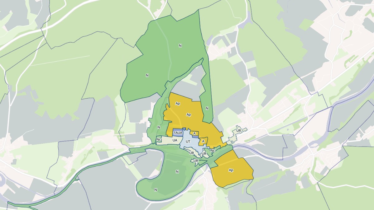 Aperçu cartographique de Ranchot, centré sur la commune