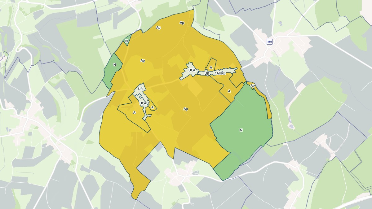 Aperçu cartographique de Romain, centré sur la commune