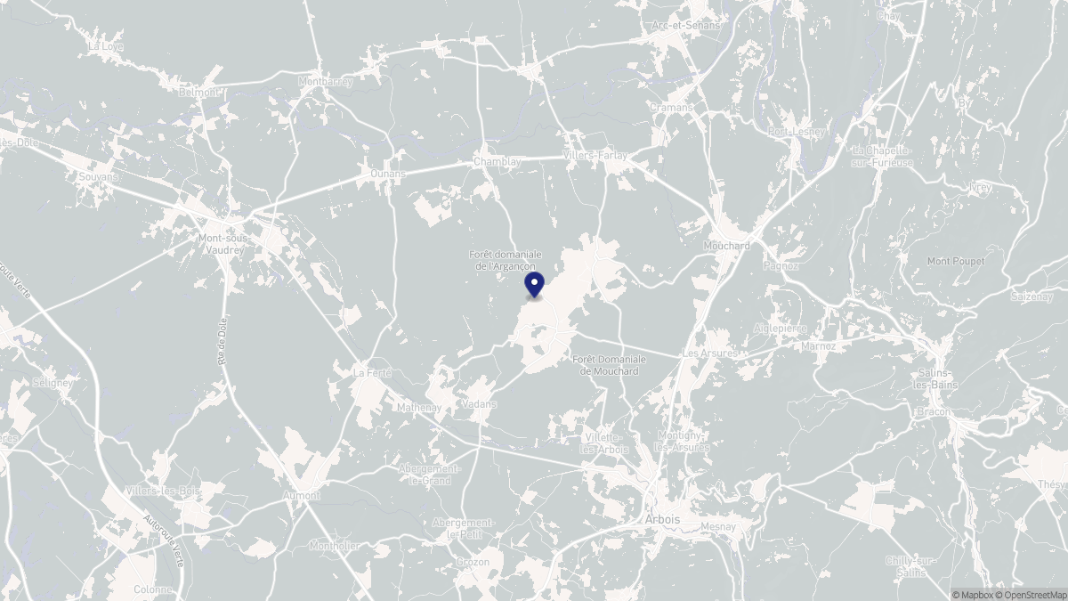 Aperçu cartographique de Saint-Cyr-Montmalin, centré sur la commune