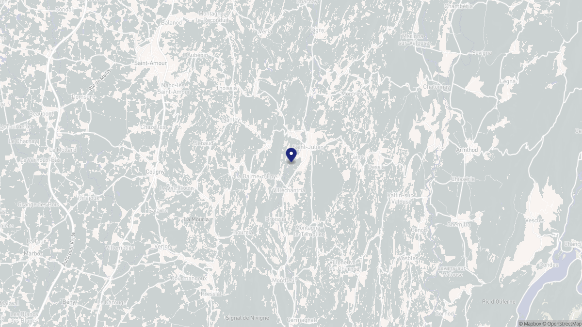 Aperçu cartographique de Val Suran, centré sur la commune