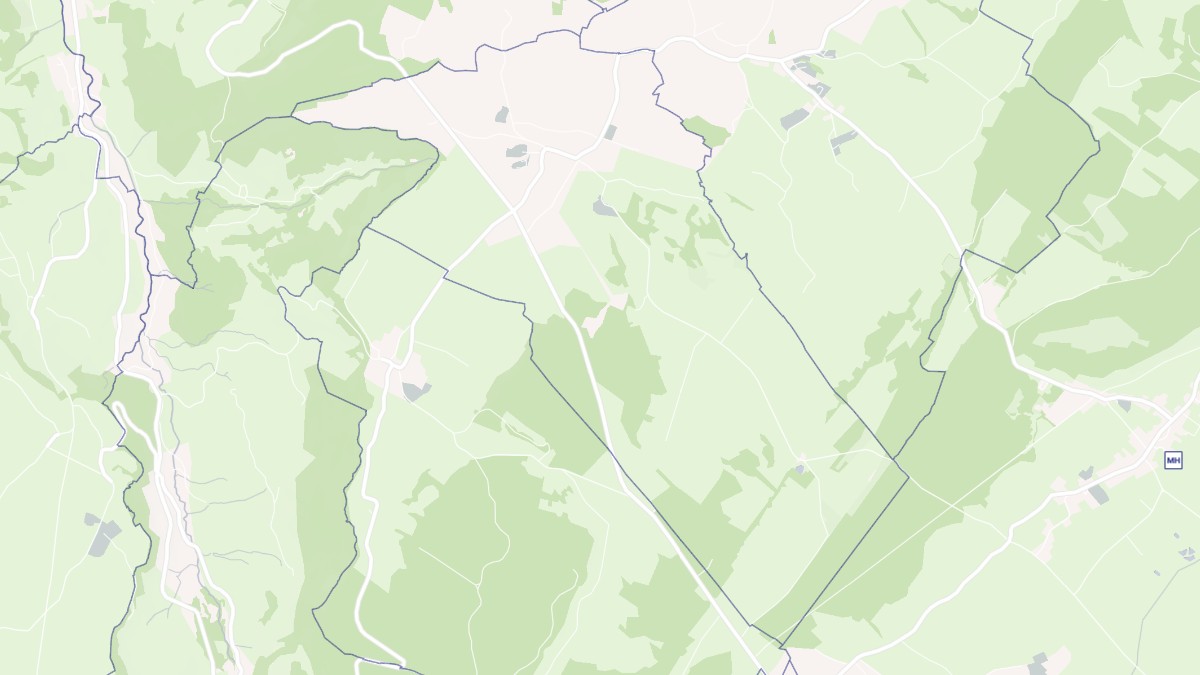 Aperçu cartographique de Thésy, centré sur la commune