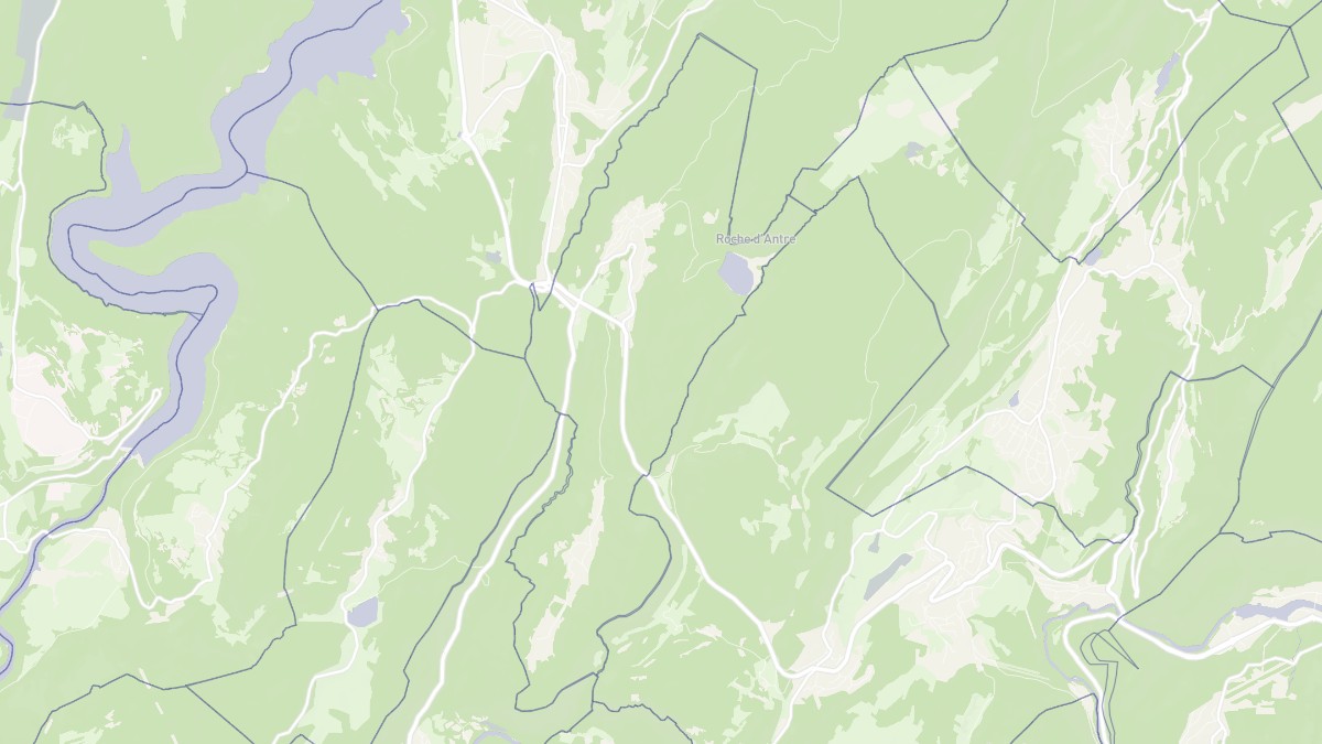 Aperçu cartographique de Villards-d'Héria, centré sur la commune