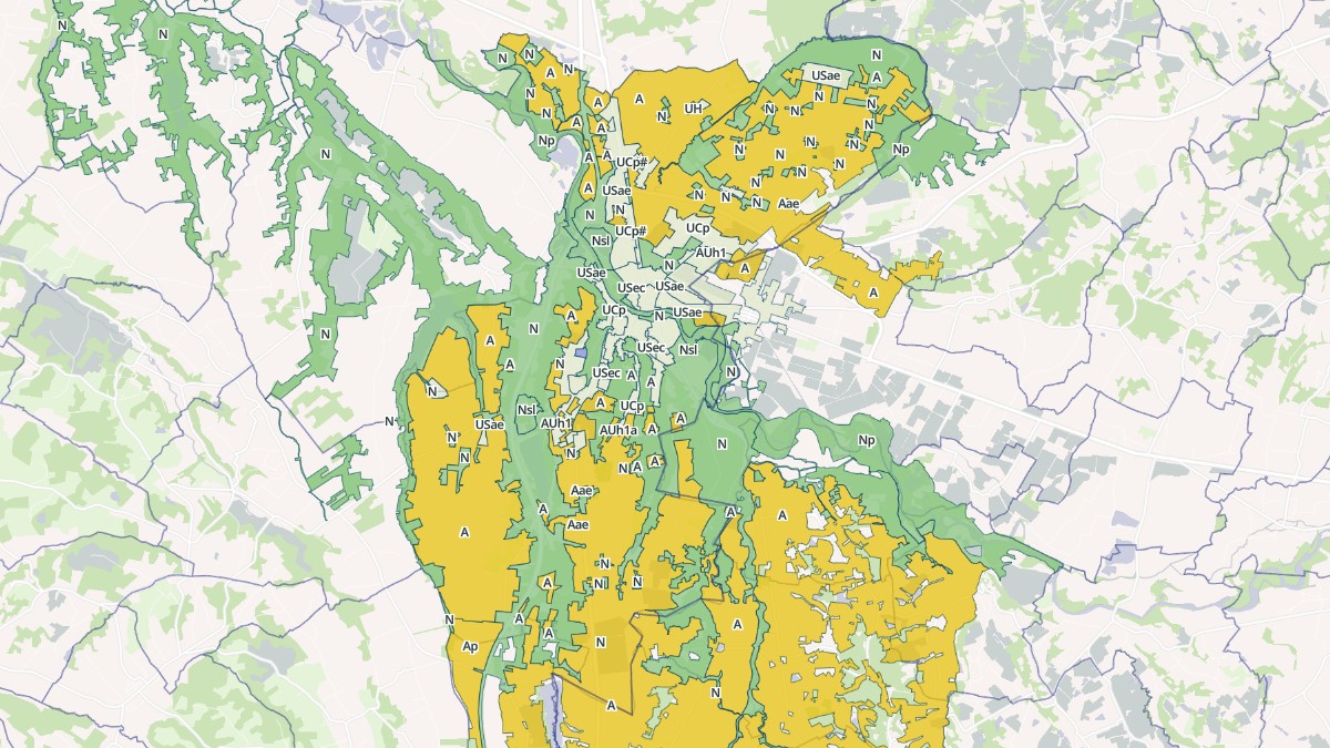 Aperçu cartographique de Aire-sur-l'Adour, centré sur la commune
