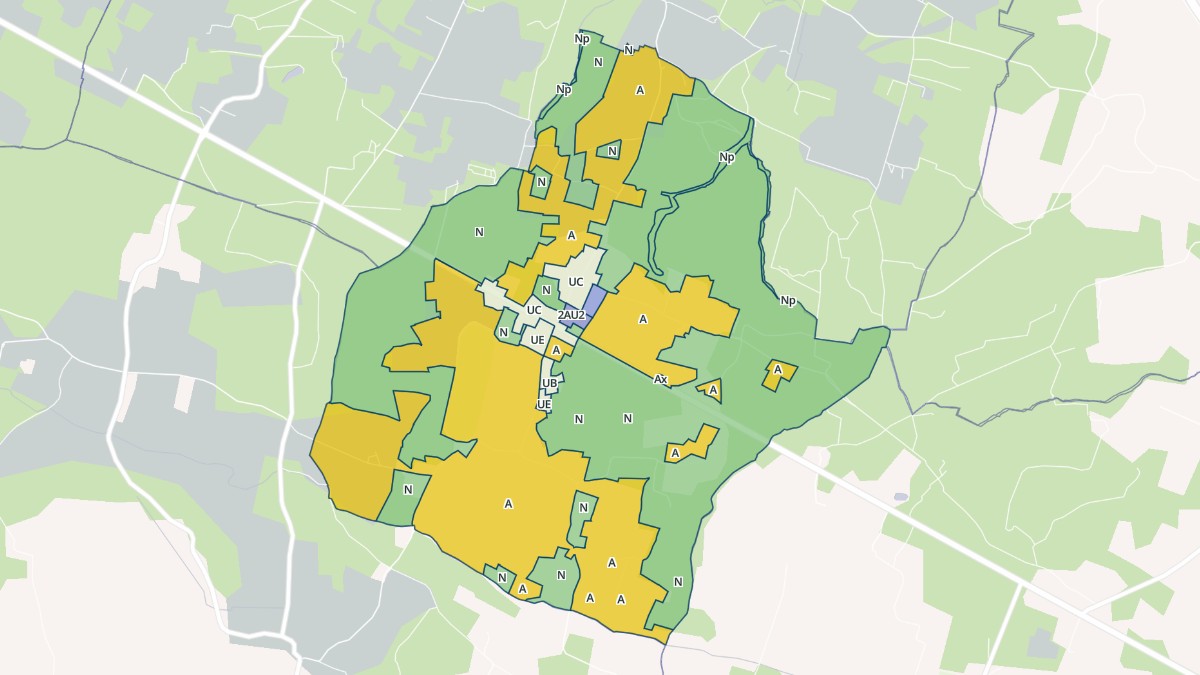 Aperçu cartographique de Artassenx, centré sur la commune