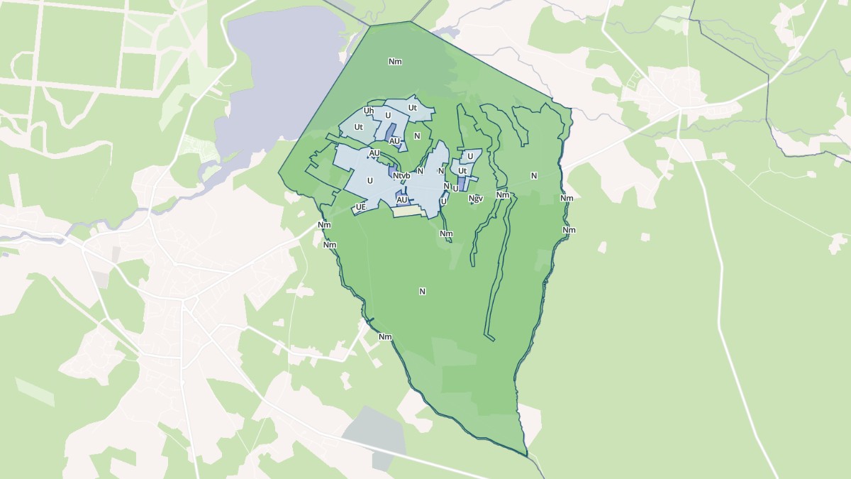 Aperçu cartographique de Aureilhan, centré sur la commune