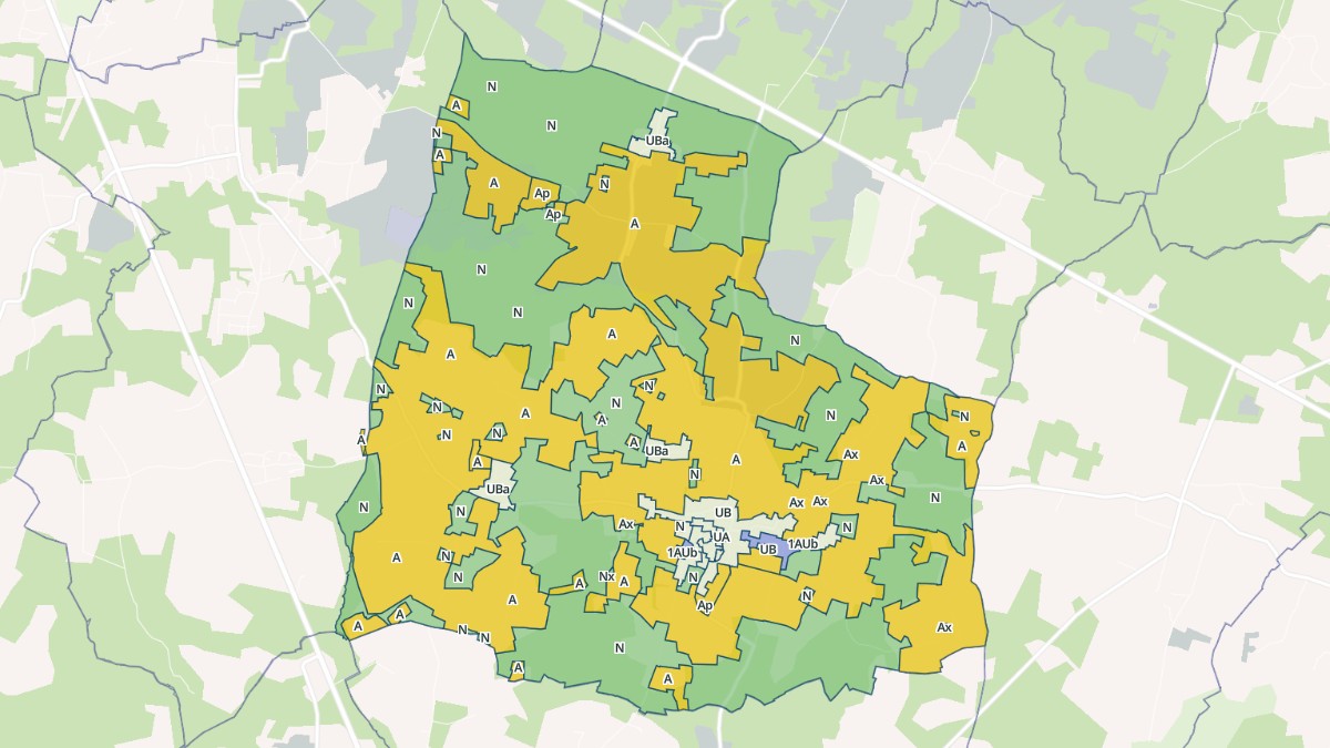 Aperçu cartographique de Bascons, centré sur la commune