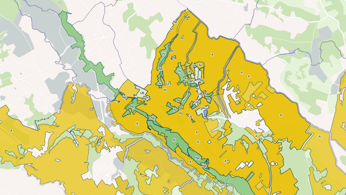 Aperçu cartographique de Bats, centré sur la commune